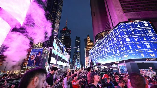 Pokemon Go Fest: 10 Year Anniversary With Mewtwo in Times Square