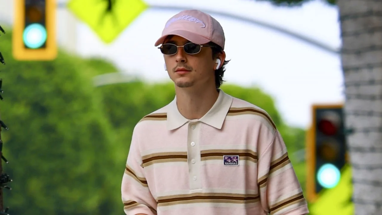 Timothee Chalamet Grabs Breakfast to Go During Morning Outing in Beverly Hills