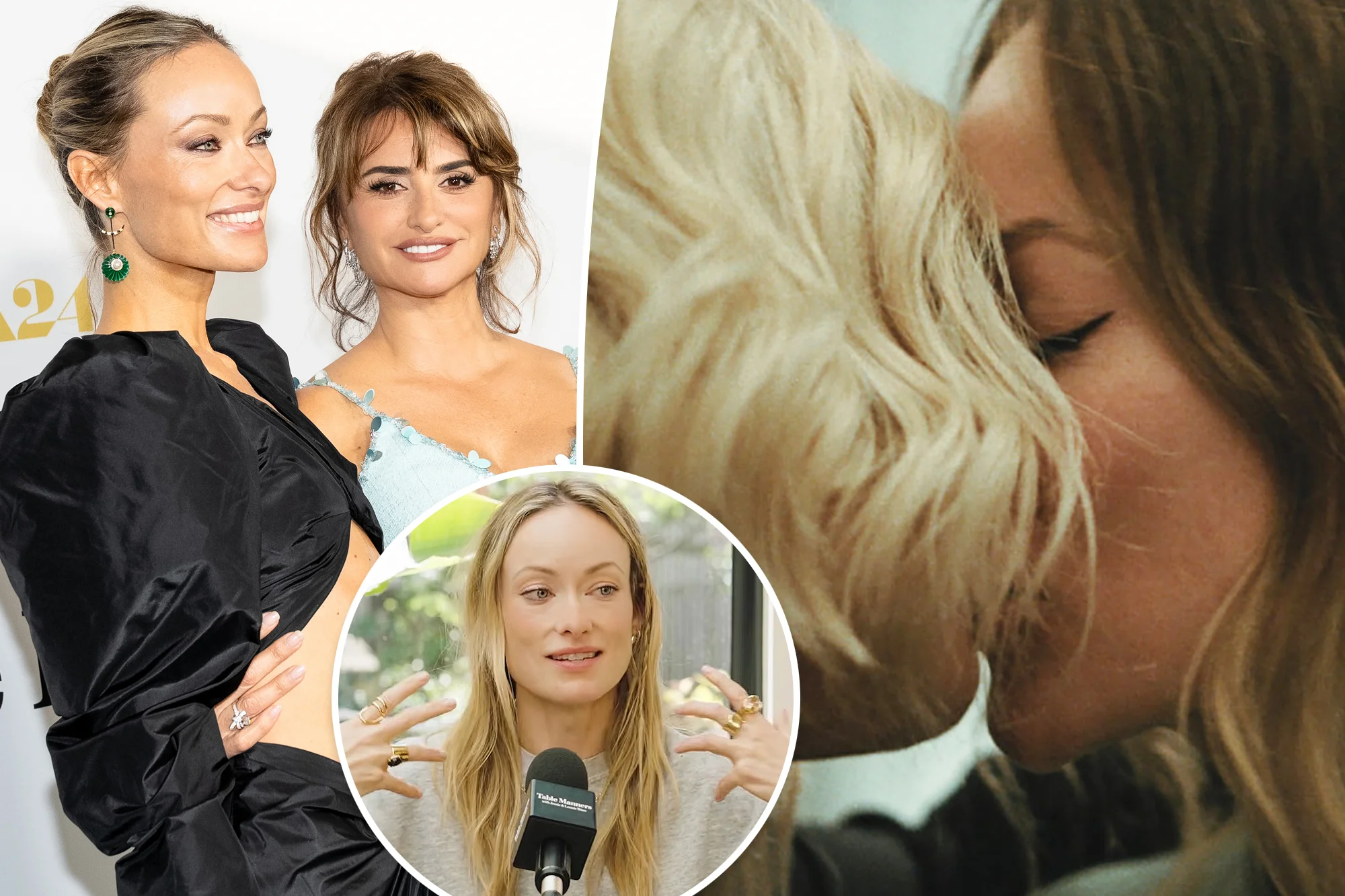 ‘Shocked’ Olivia Wilde’s two-word response to Penelope Cruz improvising their kiss in ‘The Invite’