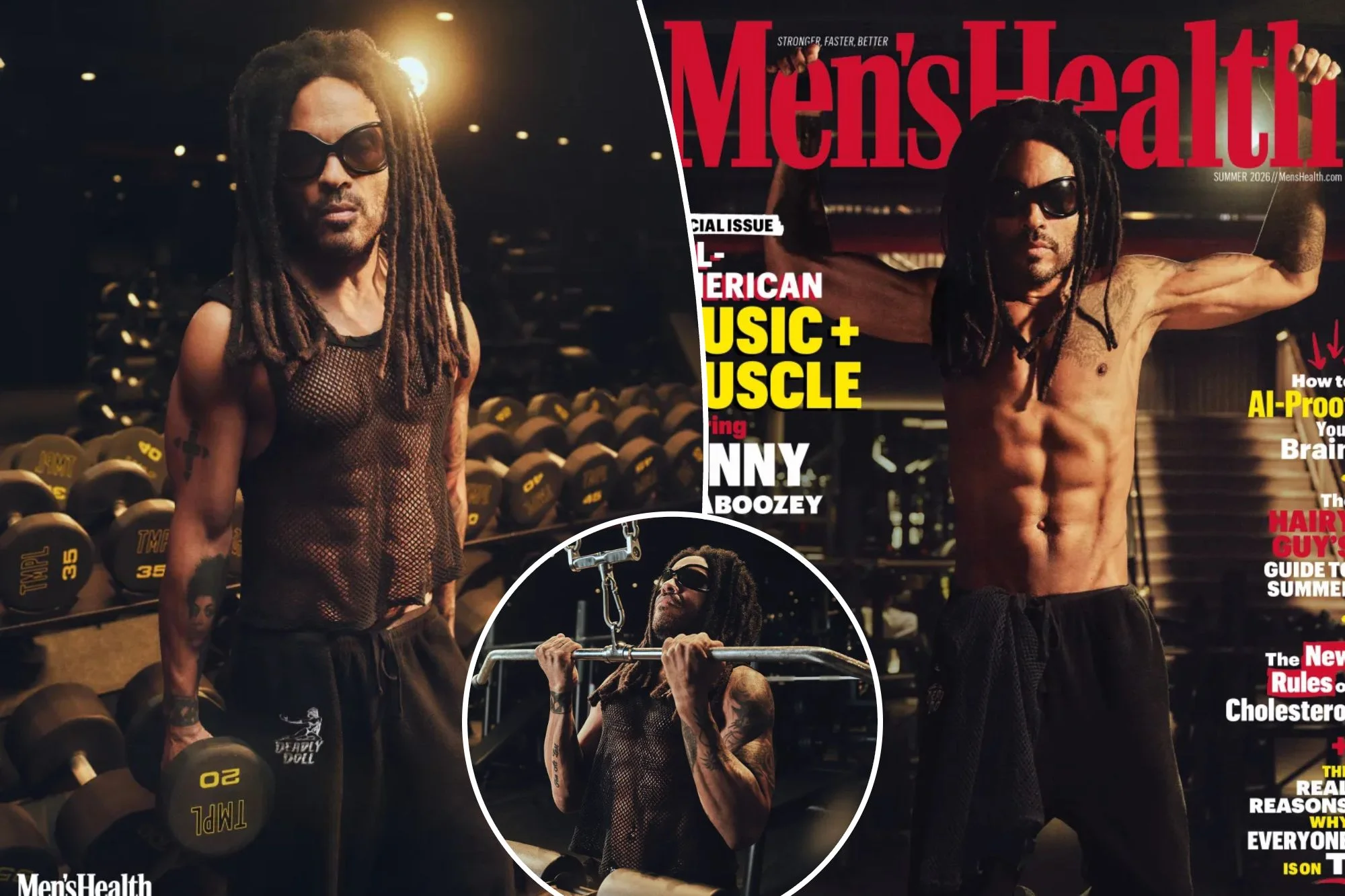 Lenny Kravitz reveals how he maintains a six-pack — no, a 10-pack — at 62 with no peptides or testosterone