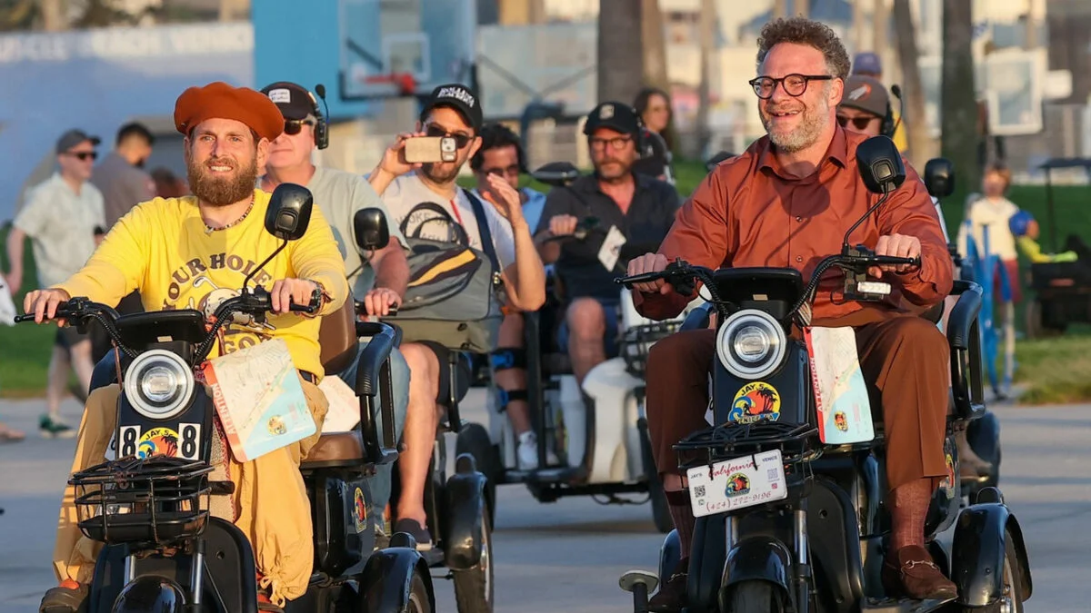 Jonah Hill Seemingly Joins ‘The Studio’ Cast for Season 2, Films Scenes with Seth Rogen in Venice Beach