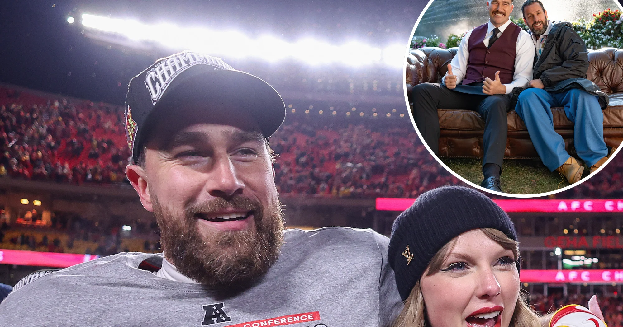 How Taylor and Travis' Wedding Guests Reacted to Adam Sandler Officiating