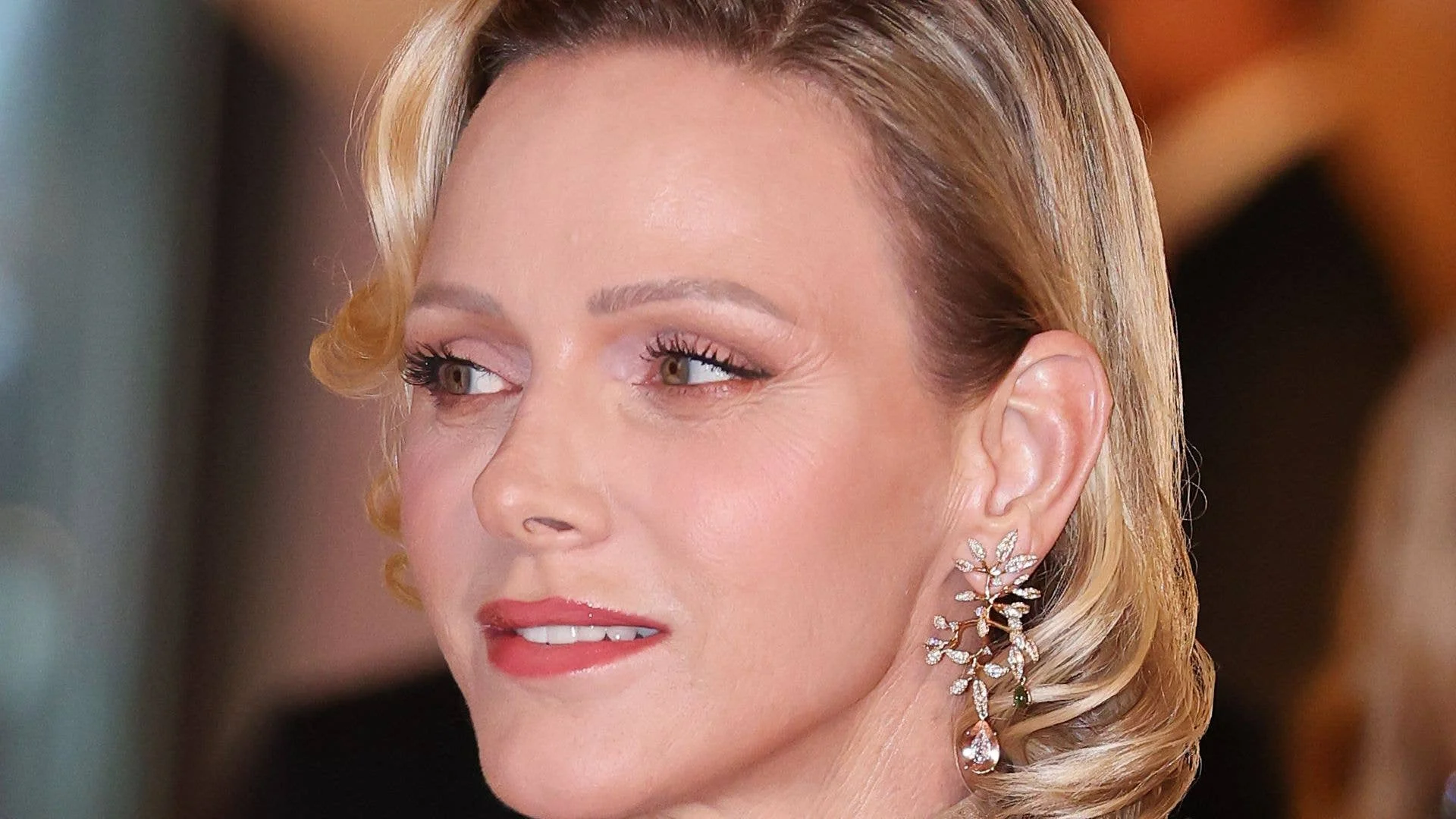 Princess Charlene debuts Grace Kelly hair transformation in figure-hugging dress – and jaw-dropping £40.5k earrings