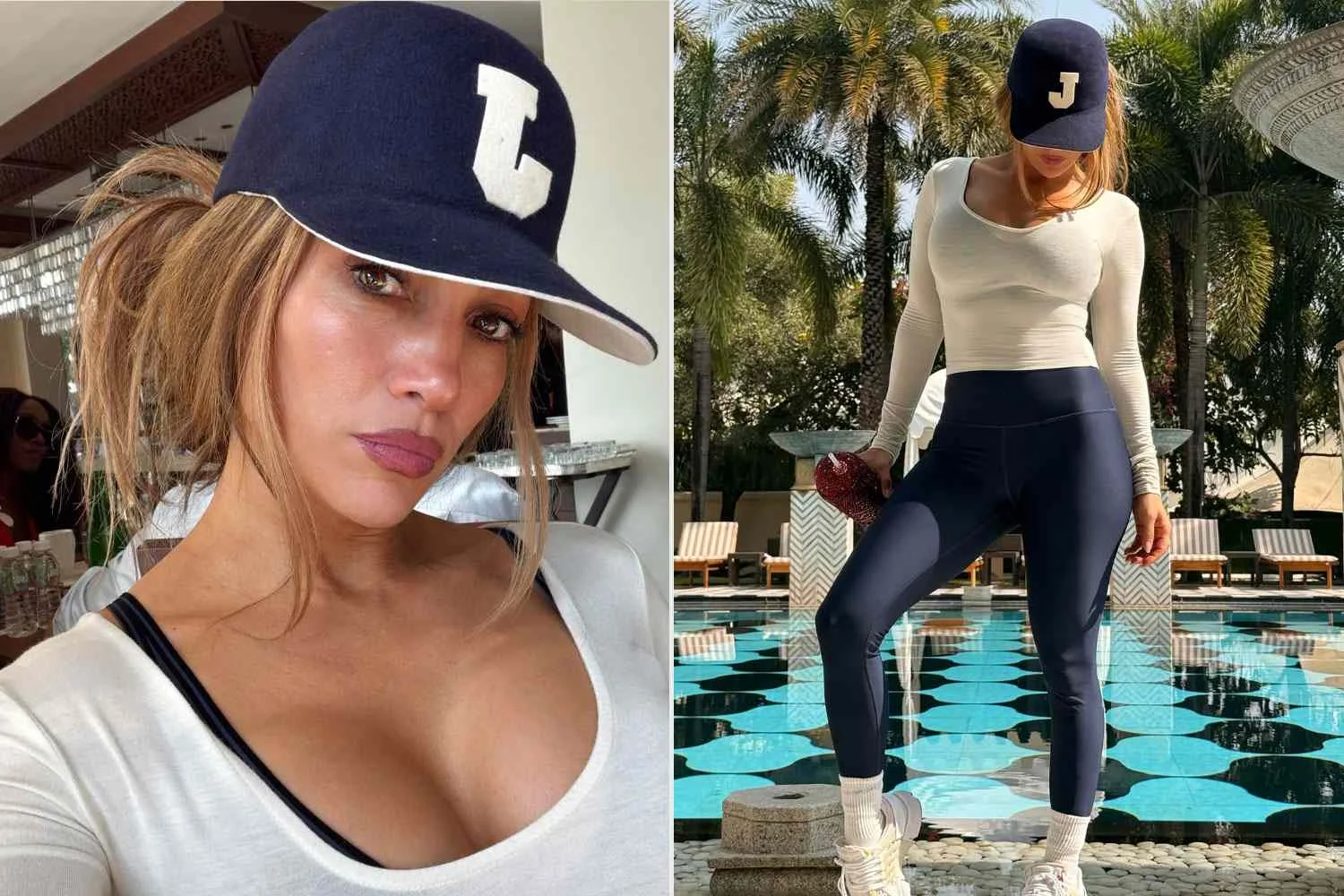 Jennifer Lopez Shows Off Sporty Style in New Workout Selfies: ‘Can’t Stop the J Glow’