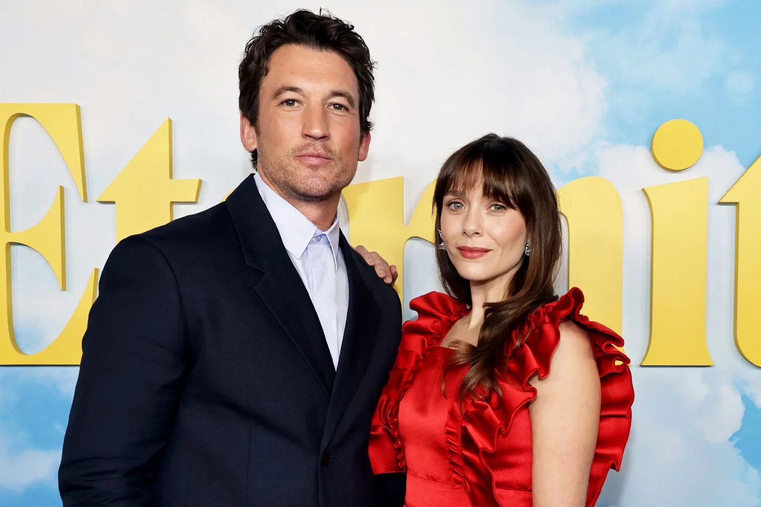 Elizabeth Olsen Says 'Playful' Costar Miles Teller Was 'Always Trying to Surprise Me’ on the “Eternity” Set (Exclusive)