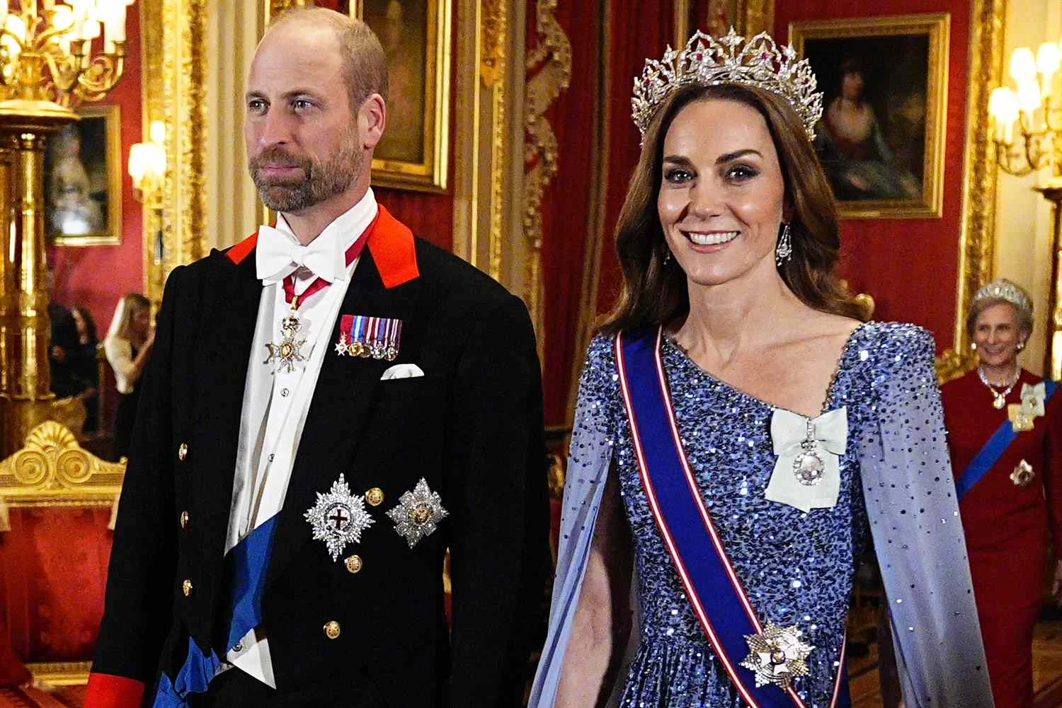 Prince William and Kate Middleton Stun at State Dinner at Windsor Castle, Plus Gwyneth Paltrow, Jennifer Lopez and More